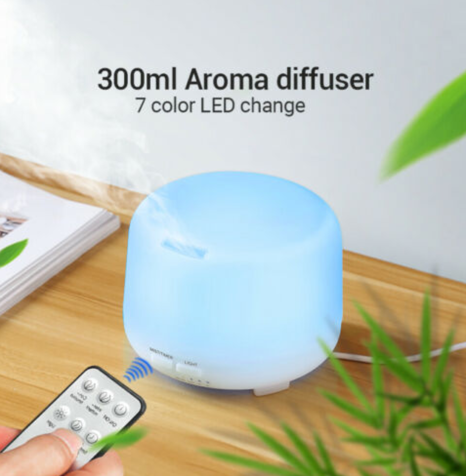 Ultrasonic Aromatherapy Diffuser Electric Air Humidifier 300 Ml Incense Burner Australia