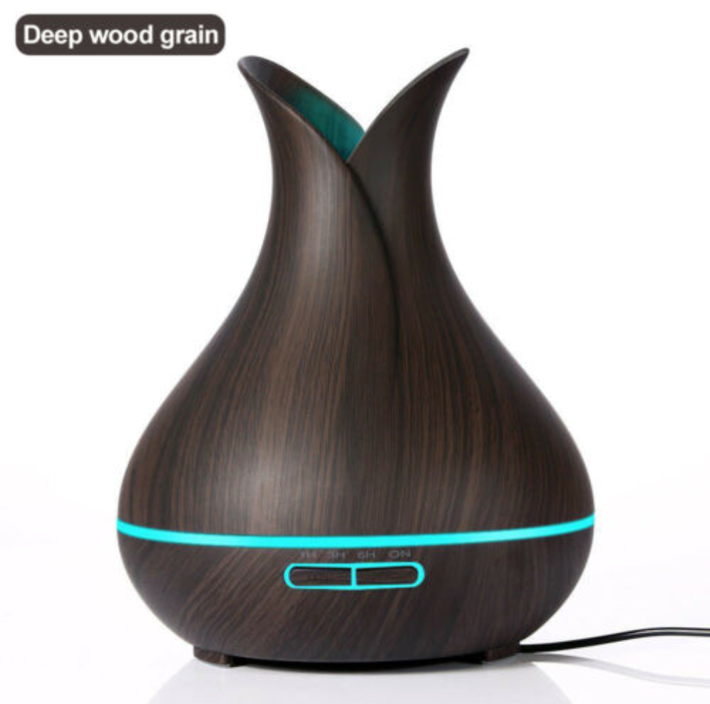 Flower Ultrasonic Aromatherapy Diffuser Electric Air Humidifier 400 Ml Incense Burner Australia