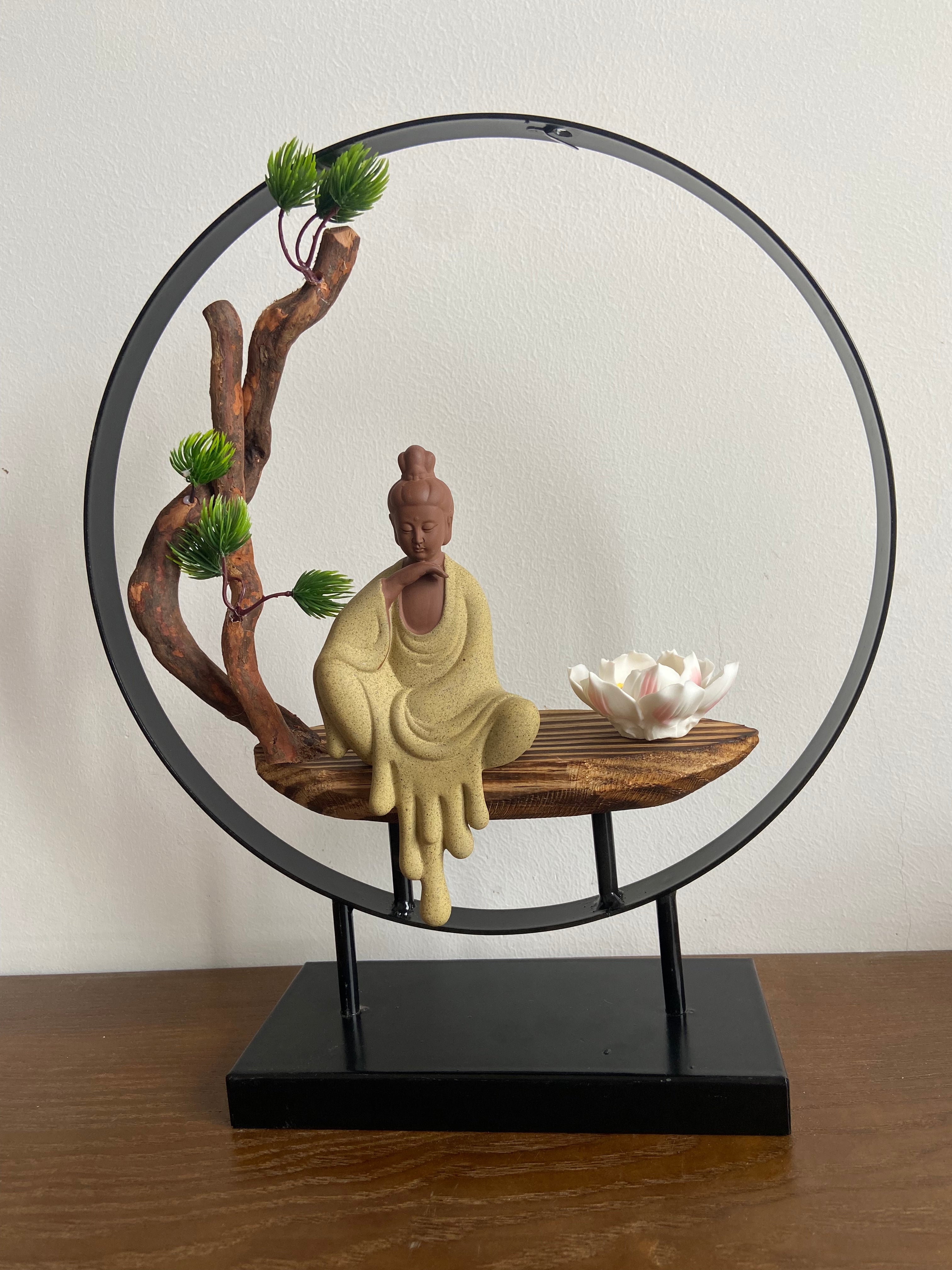 Large Arch Buddha Backflow Incense Burner - Shanghai Stock