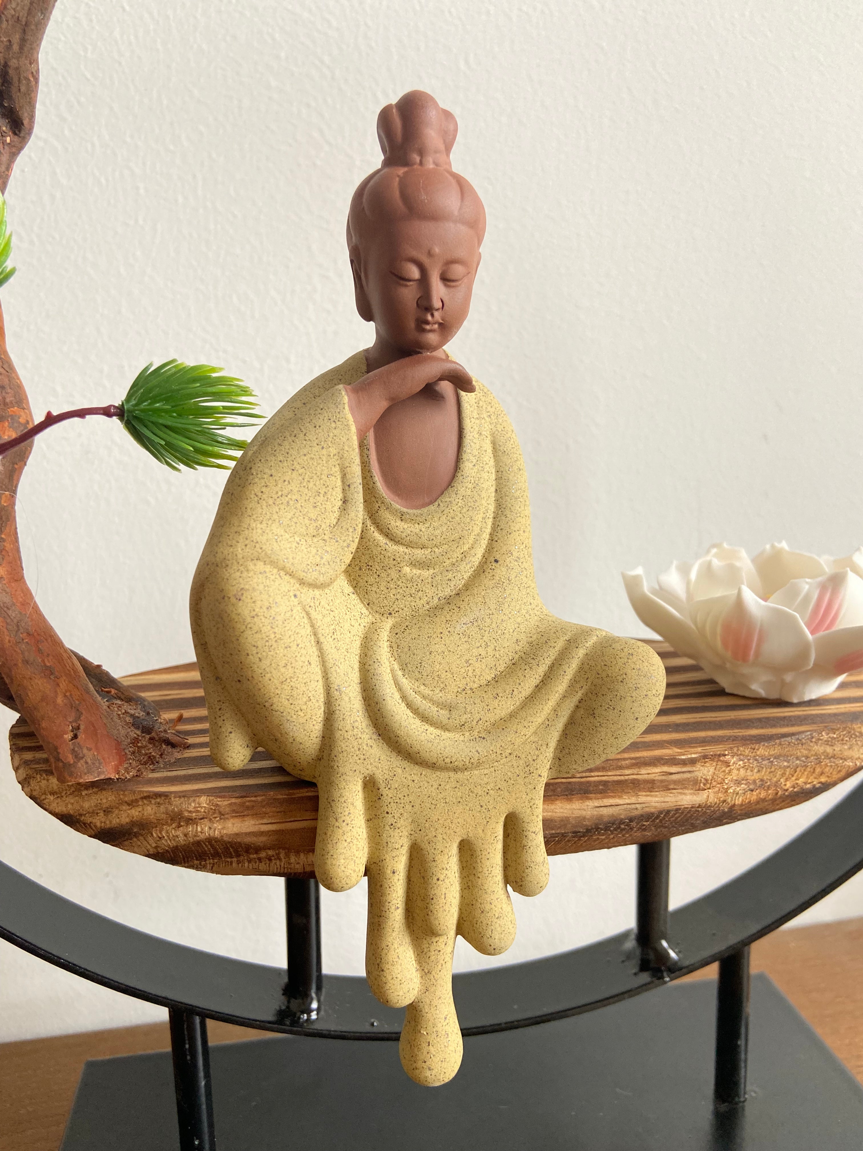 Large Arch Buddha Backflow Incense Burner - Shanghai Stock