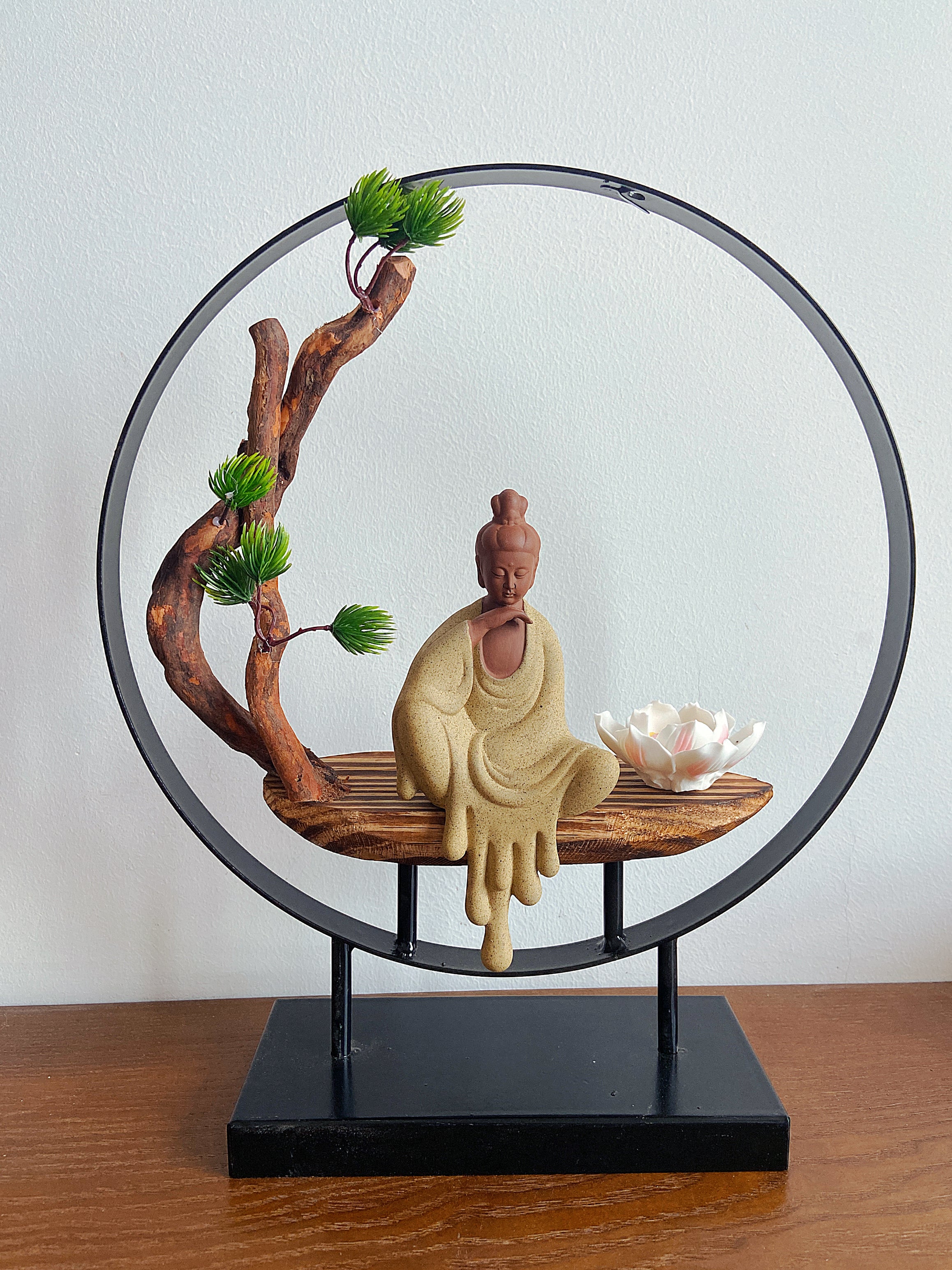 Large Arch Buddha Backflow Incense Burner - Shanghai Stock