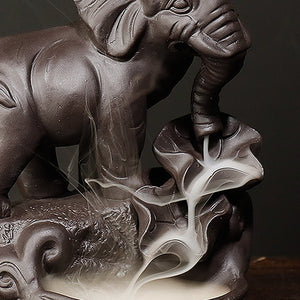 Retro Elephant Backflow Incense Burner - Shanghai Stock