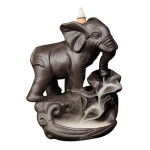 Retro Elephant Backflow Incense Burner - Shanghai Stock