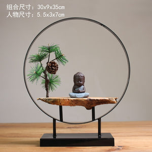 Large Arch Buddha Backflow Incense Burner - Shanghai Stock