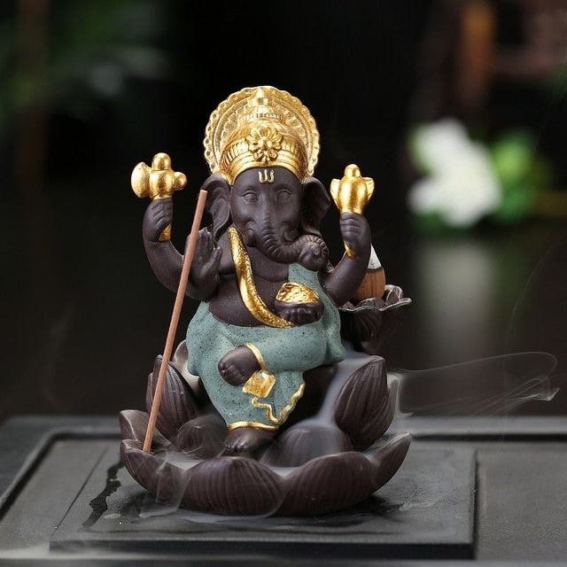 Golden Elephant Incense Burner - Shanghai Stock